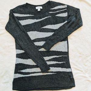 Loft | Zebra Stripes Sweater